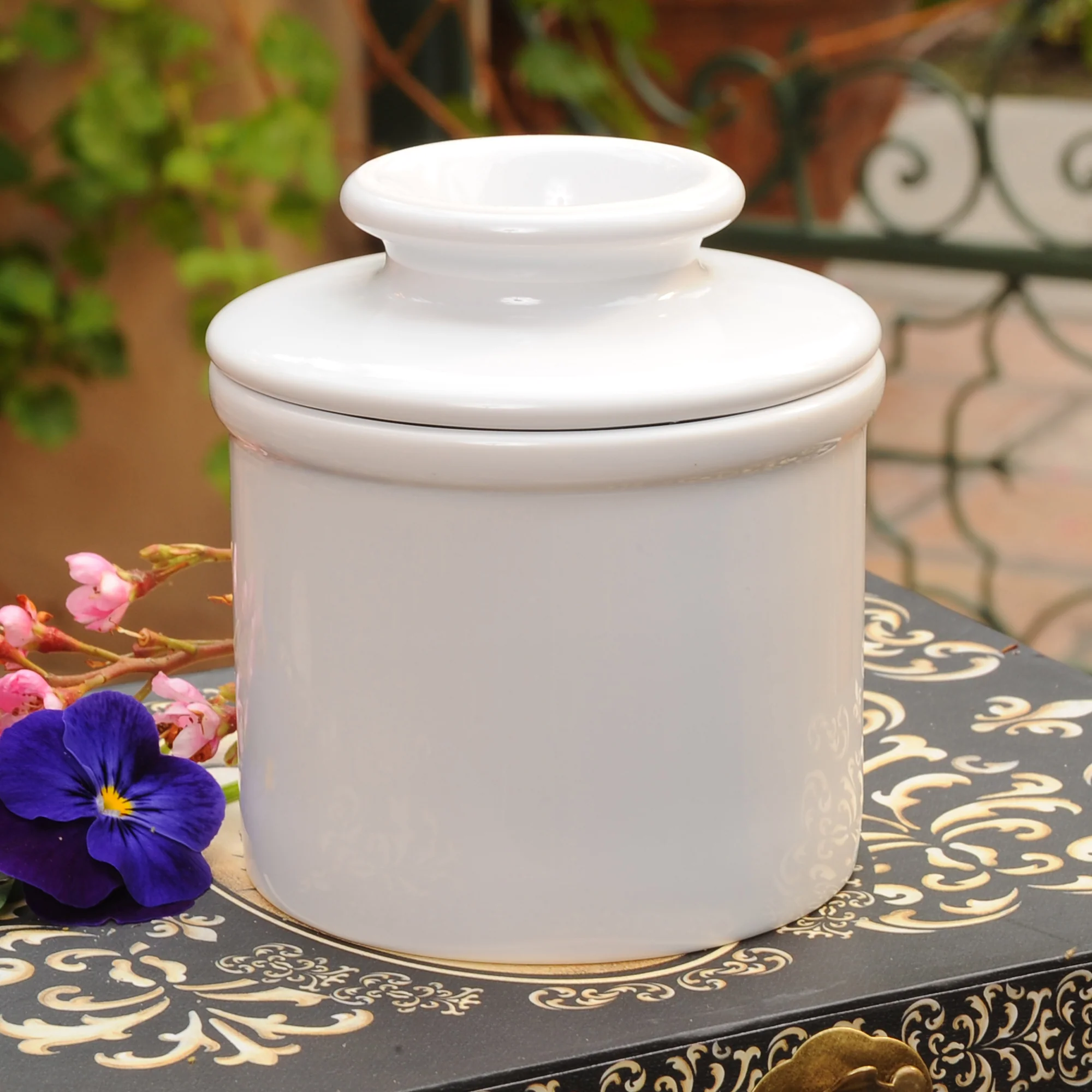 Butter Bell - The Original Butter Bell Crock and Petit Bell Gift Set by L. Tremain, French Ceramic Butter Dish, Classic White - Image 3