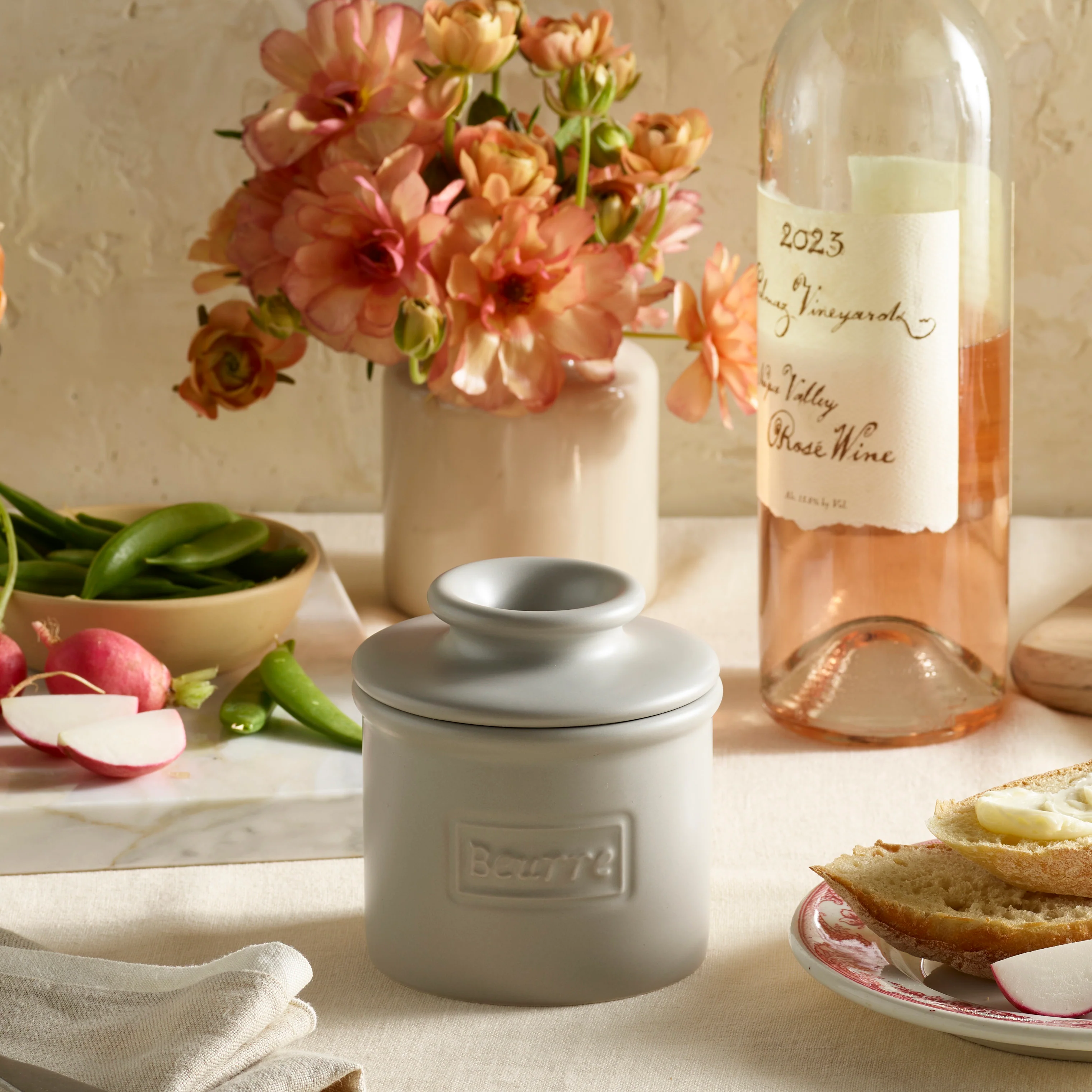 Matte Stone Cafe Butter Bell Crock - Image 4