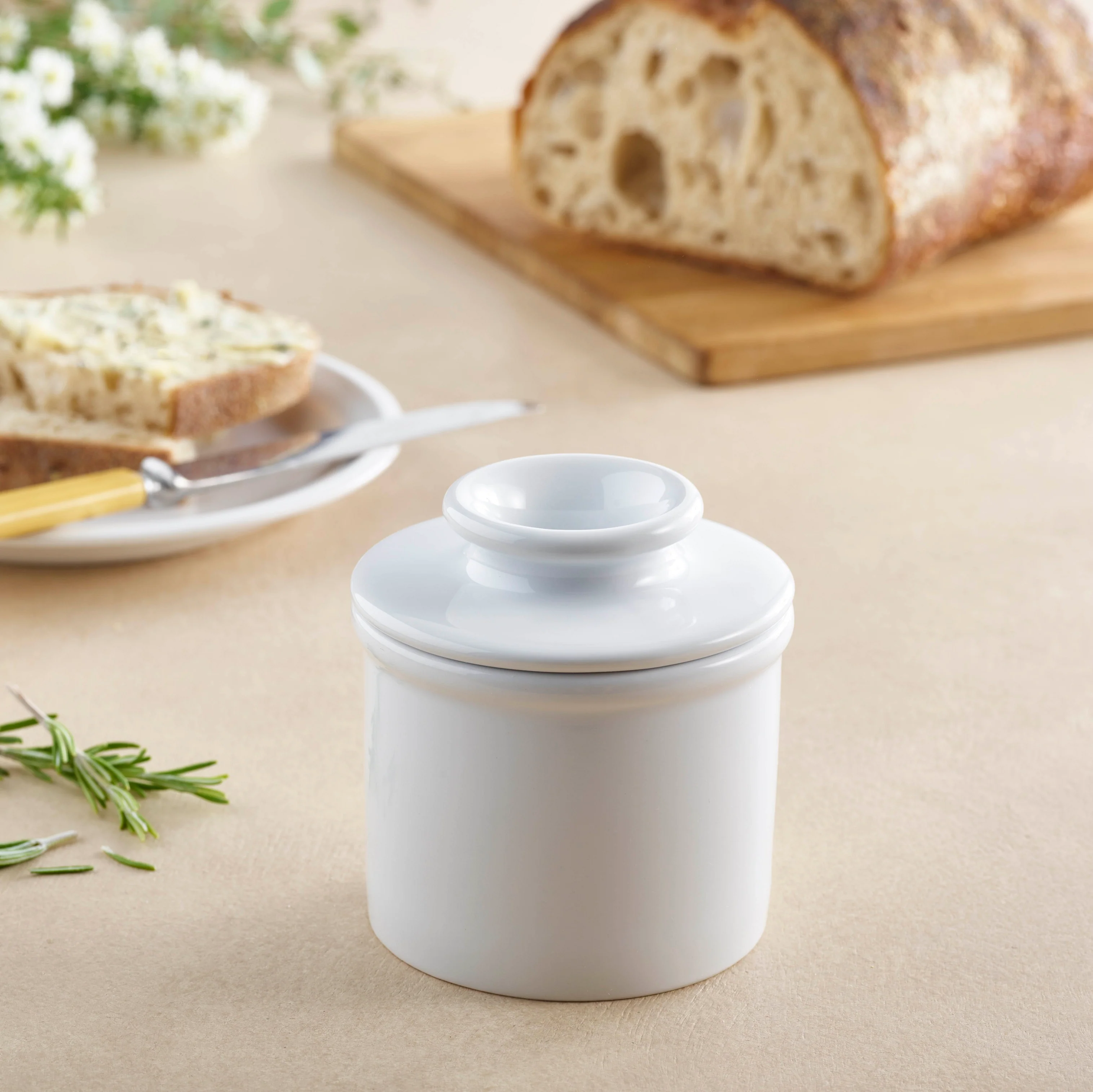 Classic White Butter Bell Crock - Image 3