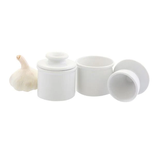 Butter Bell® Petit Crock Set – Classic White, Set of 2 • 2.5 Tablespoons Each 🧈 - Image 3